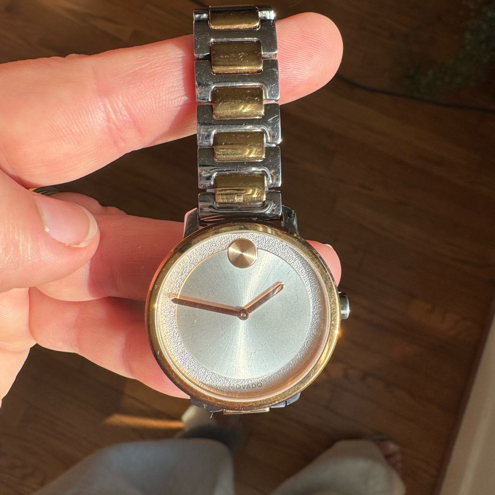 Movado Bold Watch Rose Gold and Silver - Picture 3 of 6